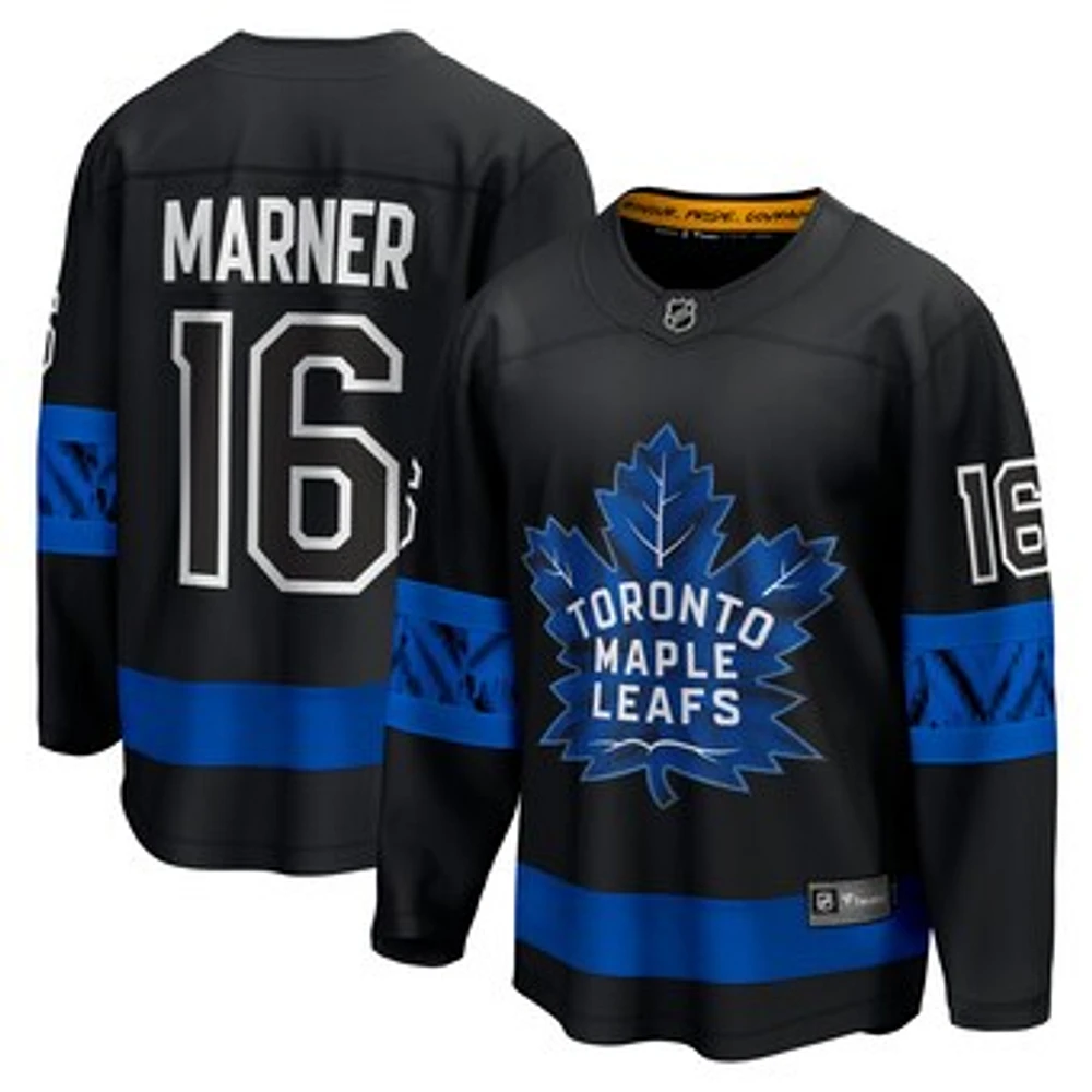 Men's Fanatics Mitchell Marner Black Toronto Maple Leafs - Alternate Premier Breakaway Reversible Player Jersey