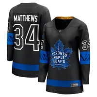 Women's Fanatics Auston Matthews Black Toronto Maple Leafs Alternate Breakaway Jersey