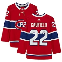 Cole Caufield Montreal Canadiens Autographed adidas Red Authentic Jersey
