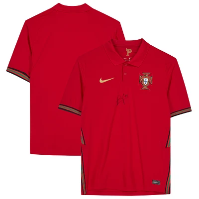 Bruno Fernandes Portugal National Team Autographed Nike 2020-2021 Home Jersey - Front Signed