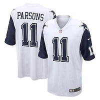 Men's Nike Micah Parsons White Dallas Cowboys Alternate Game Team Jersey