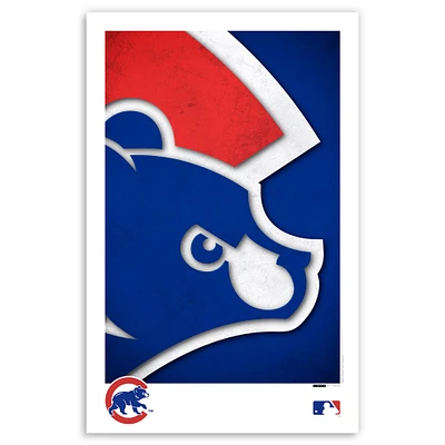 Chicago Cubs 11'' x 17'' Minimalist Team Logo Art Poster