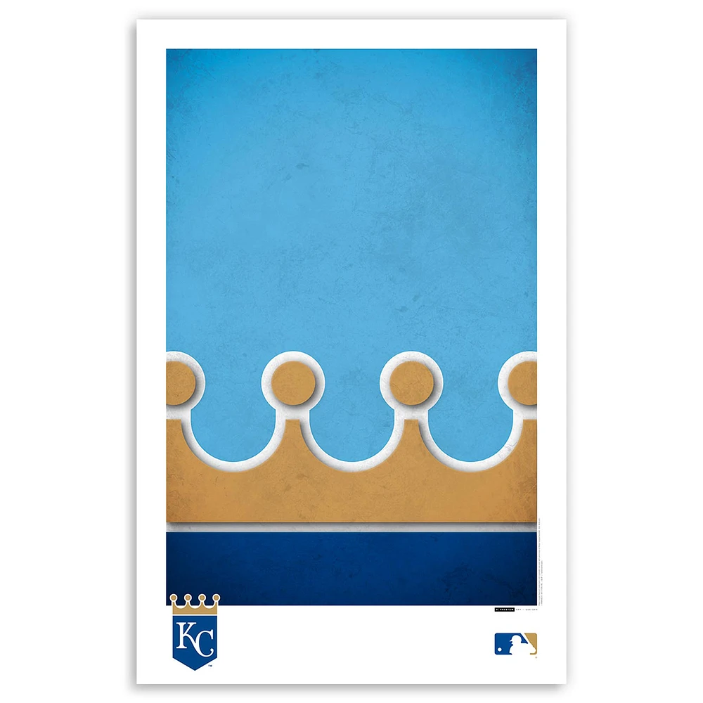 Kansas City Royals 11'' x 17'' Minimalist Team Logo Art Poster