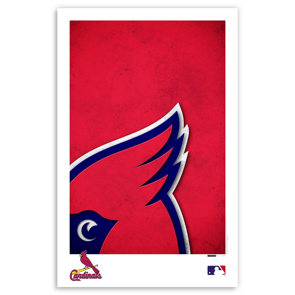 St. Louis Cardinals 11'' x 17'' Minimalist Team Logo Art Poster