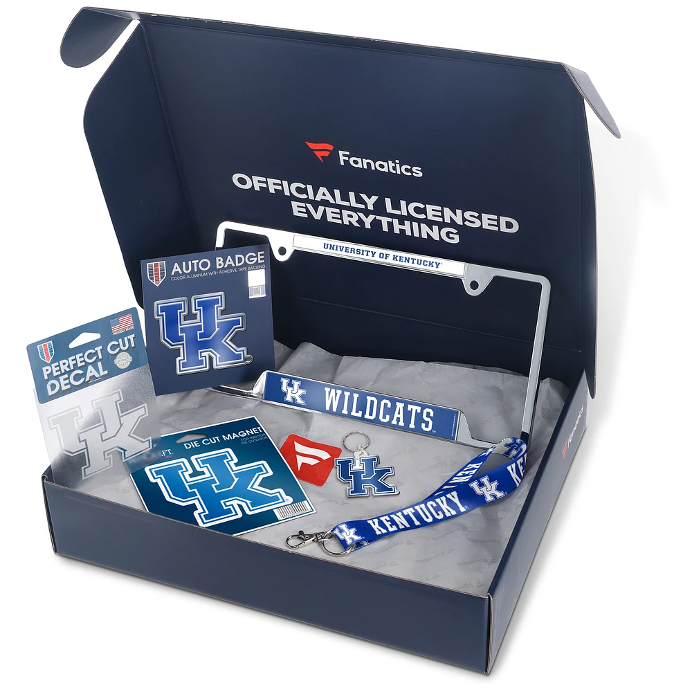 Kentucky Wildcats Fanatics Pack Automotive-Themed Gift Box - $55+ Value