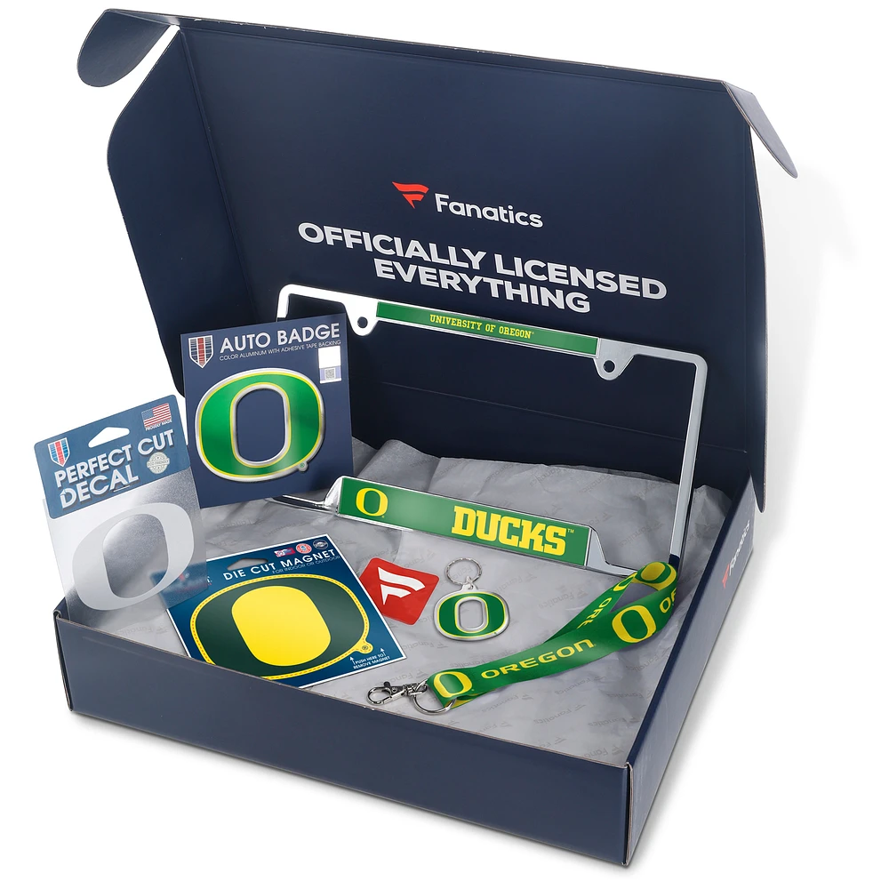 Oregon Ducks Fanatics Pack Automotive-Themed Gift Box - $55+ Value