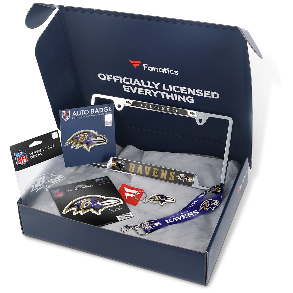 Baltimore Ravens Fanatics Pack Automotive-Themed Gift Box - $55+ Value