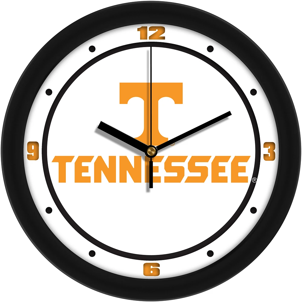 Tennessee Volunteers 11.5'' Suntime Premium Glass Face Traditional Logo Wall Clock