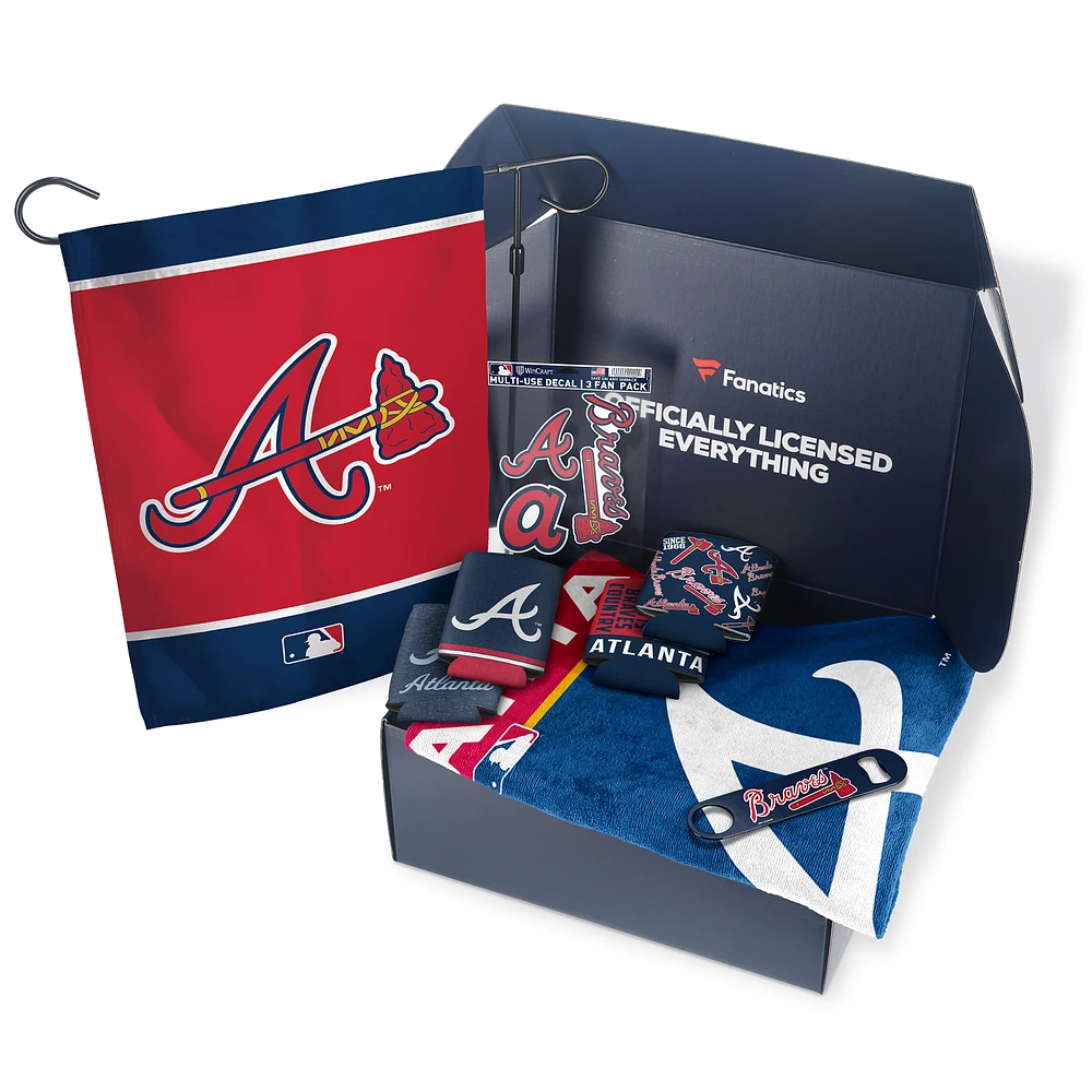 Atlanta Braves Fanatics Pack Tailgate Game Day Essentials Gift Box - $80+ Value