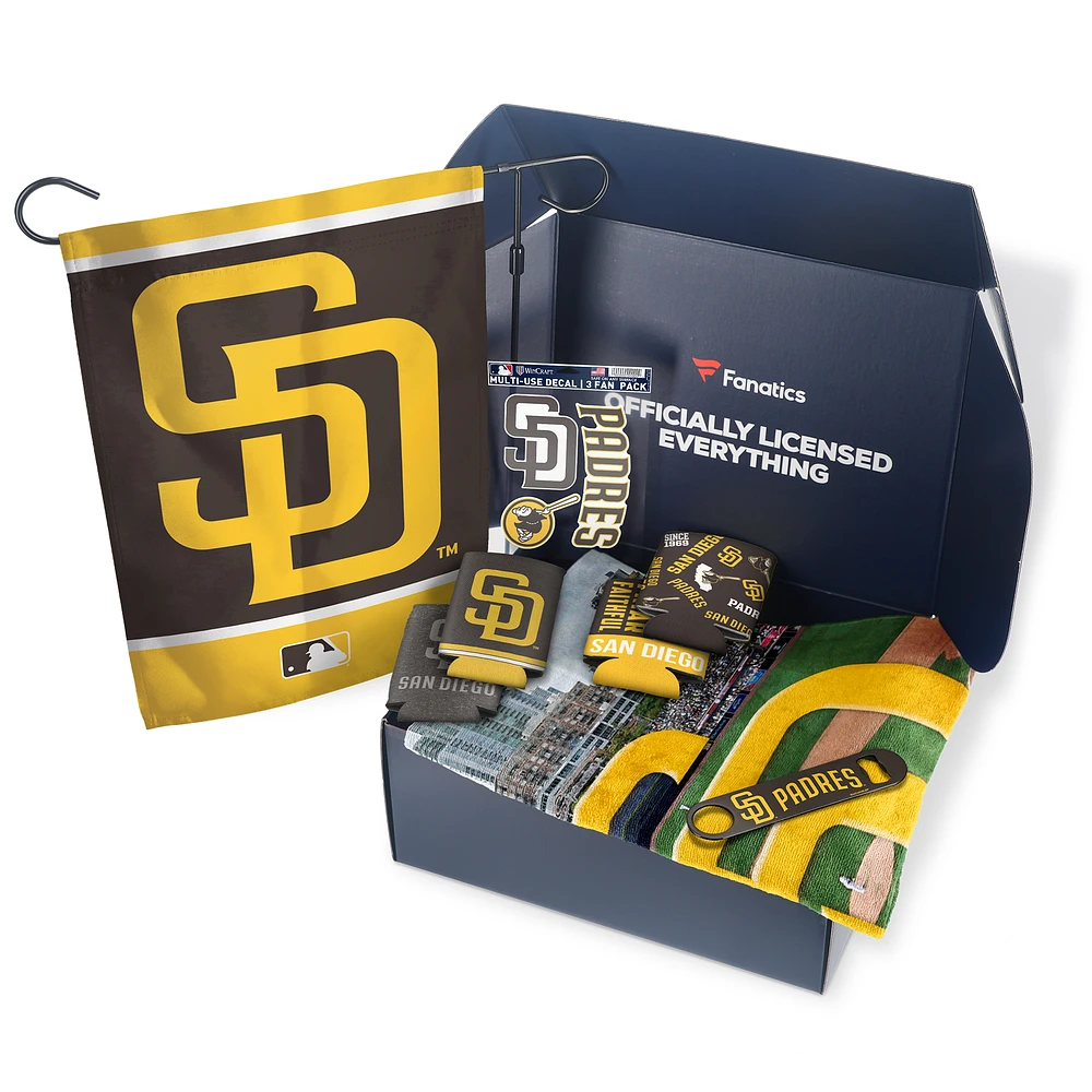 San Diego Padres Fanatics Pack Tailgate Game Day Essentials Gift Box - $80+ Value