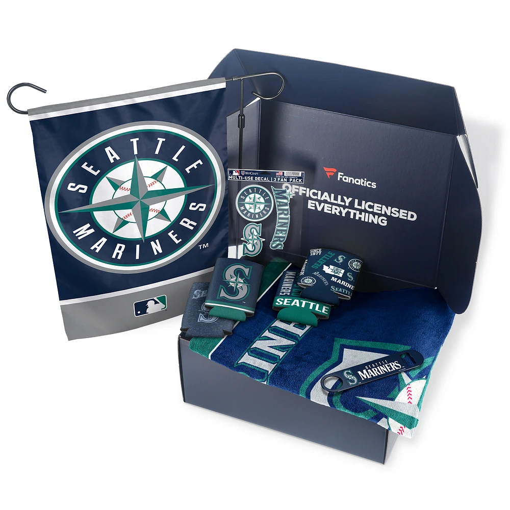 Seattle Mariners Fanatics Pack Tailgate Game Day Essentials Gift Box - $80+ Value