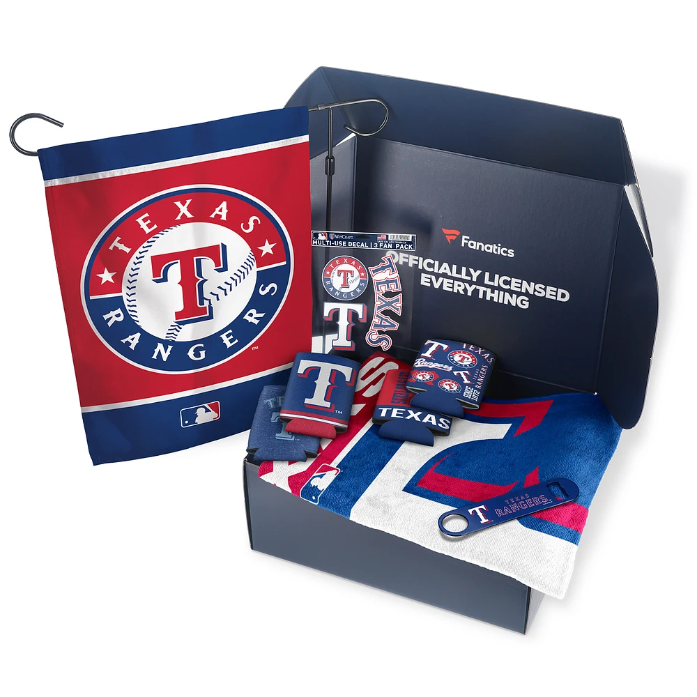 Texas Rangers Fanatics Pack Tailgate Game Day Essentials Gift Box - $80+ Value