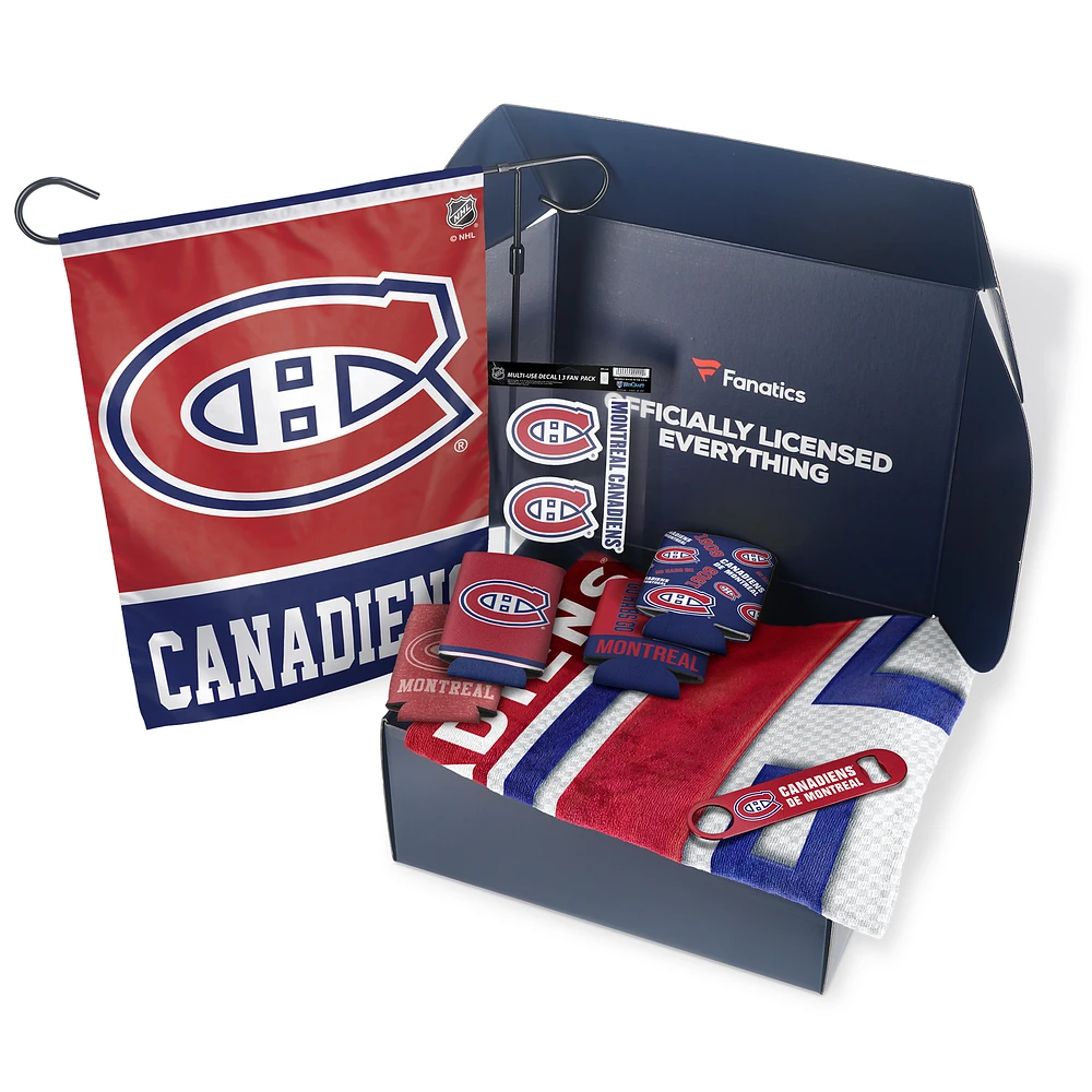 Montreal Canadiens Fanatics Pack Tailgate Game Day Essentials Gift Box - $80+ Value