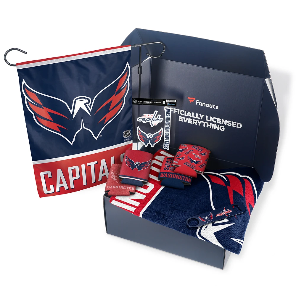 Washington Capitals Fanatics Pack Tailgate Game Day Essentials Gift Box - $80+ Value