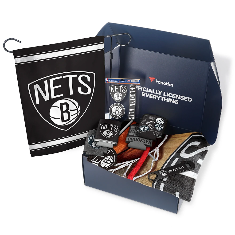 Brooklyn Nets Fanatics Pack Tailgate Game Day Essentials Gift Box - $80+ Value