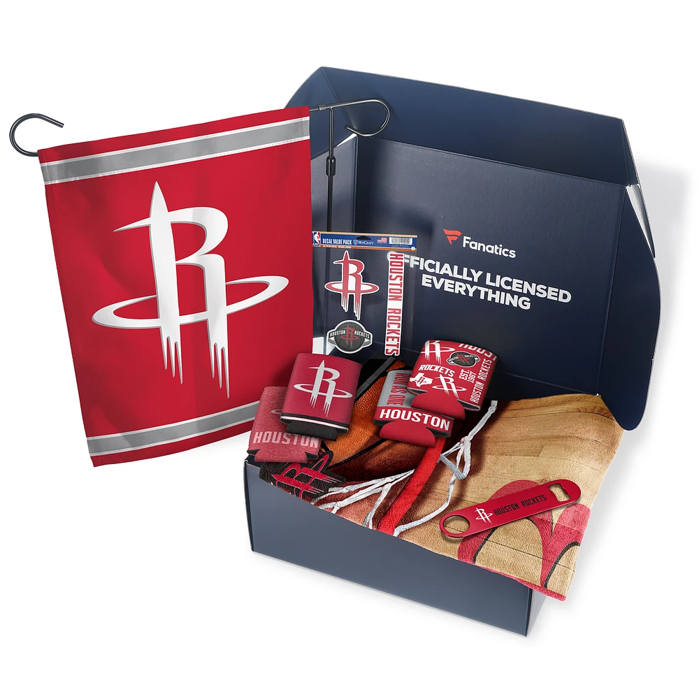 Houston Rockets Fanatics Pack Tailgate Game Day Essentials Gift Box - $80+ Value
