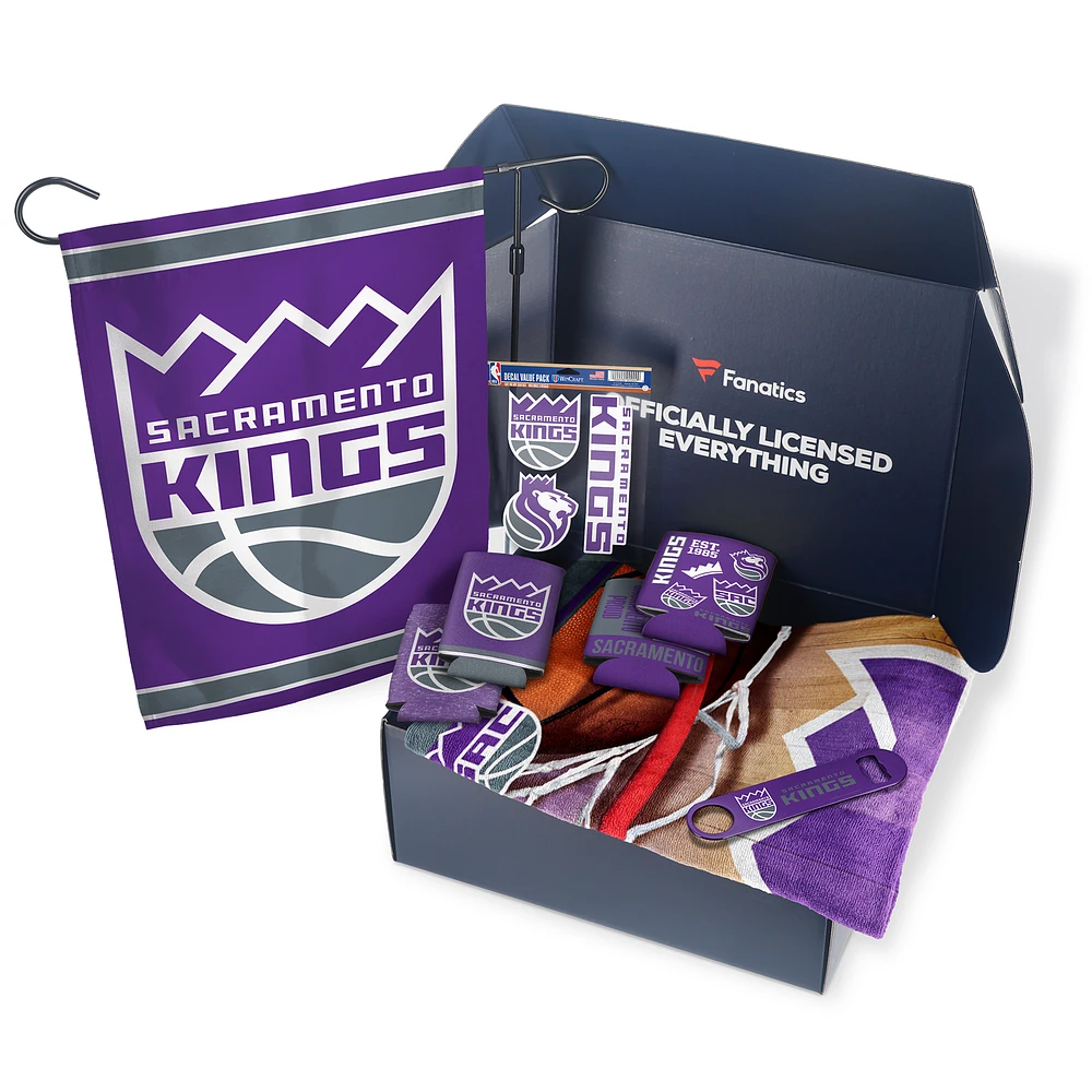 Sacramento Kings Fanatics Pack Tailgate Game Day Essentials Gift Box - $80+ Value