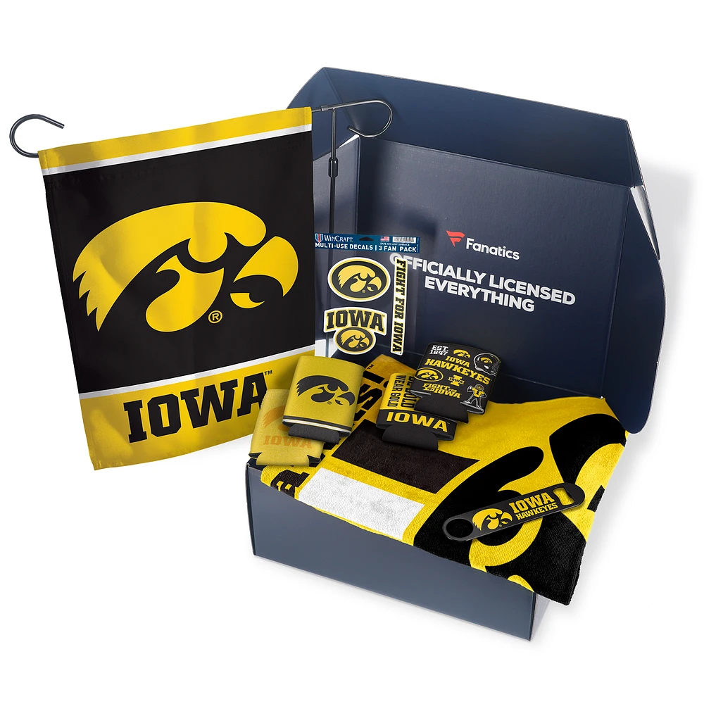Iowa Hawkeyes Fanatics Pack Tailgate Game Day Essentials Gift Box - $80+ Value