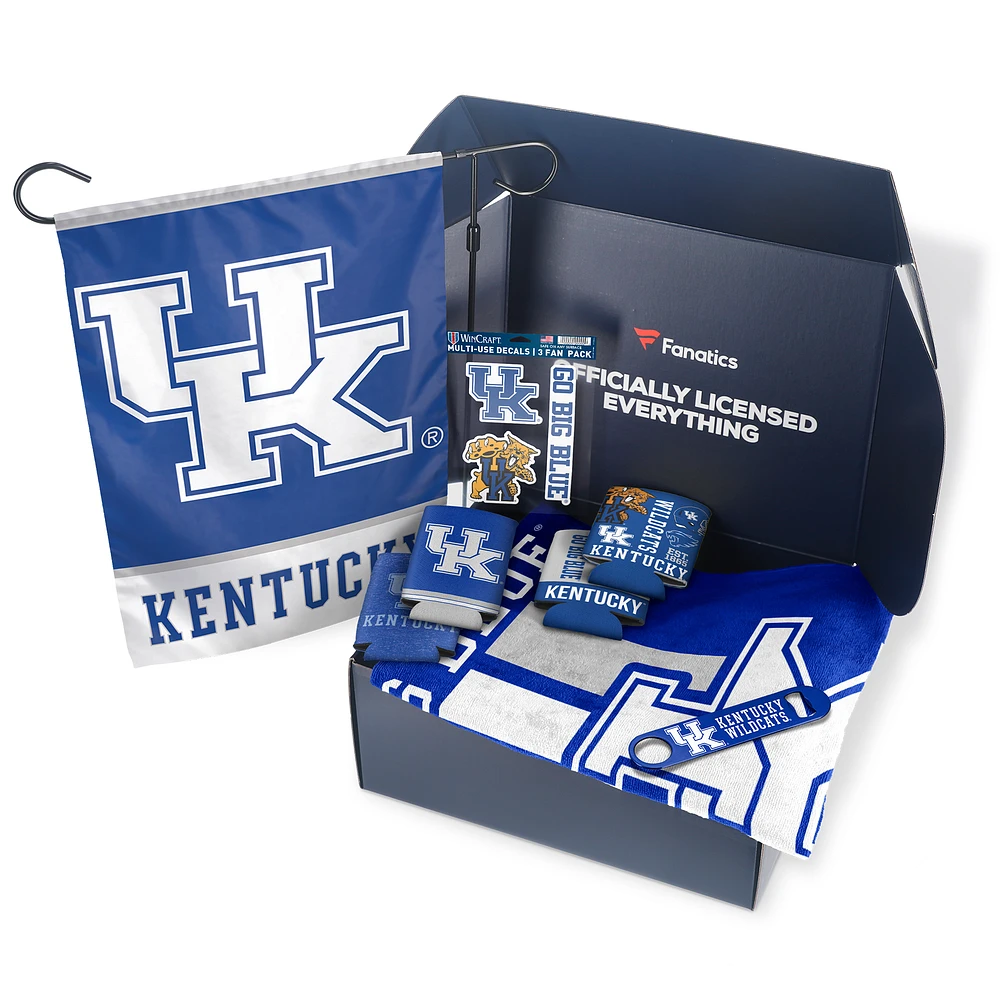 Kentucky Wildcats Fanatics Pack Tailgate Game Day Essentials Gift Box - $80+ Value