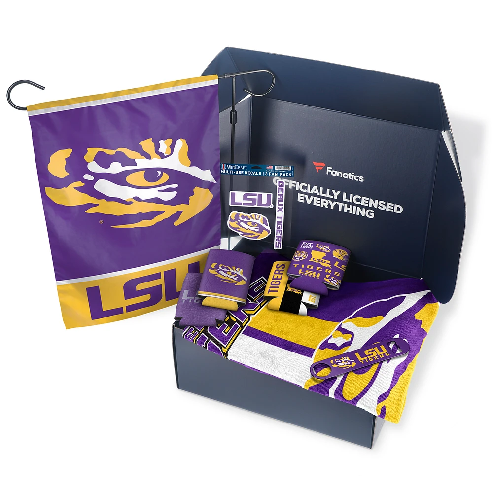 LSU Tigers Fanatics Pack Tailgate Game Day Essentials Gift Box - $80+ Value
