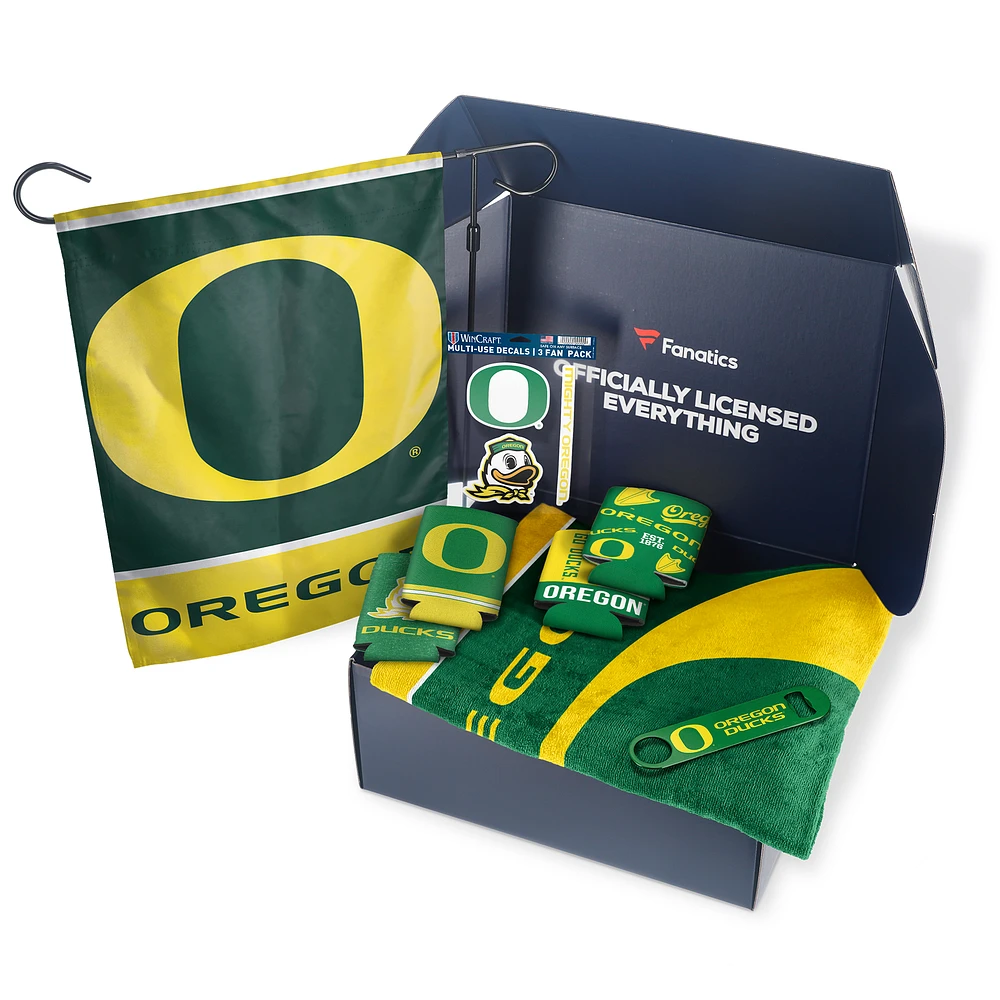 Oregon Ducks Fanatics Pack Tailgate Game Day Essentials Gift Box - $80+ Value