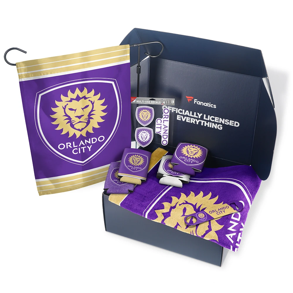 Orlando City SC Fanatics Pack Tailgate Game Day Essentials Gift Box - $80+ Value