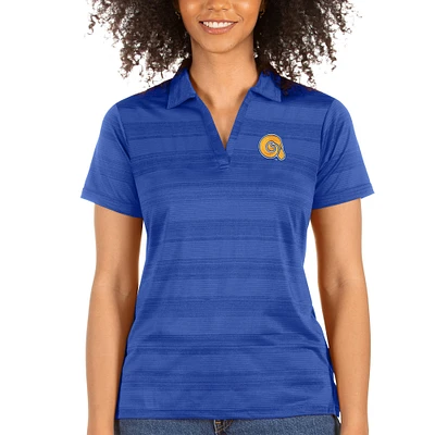 Women's Antigua Blue Albany State Golden Rams Compass Polo