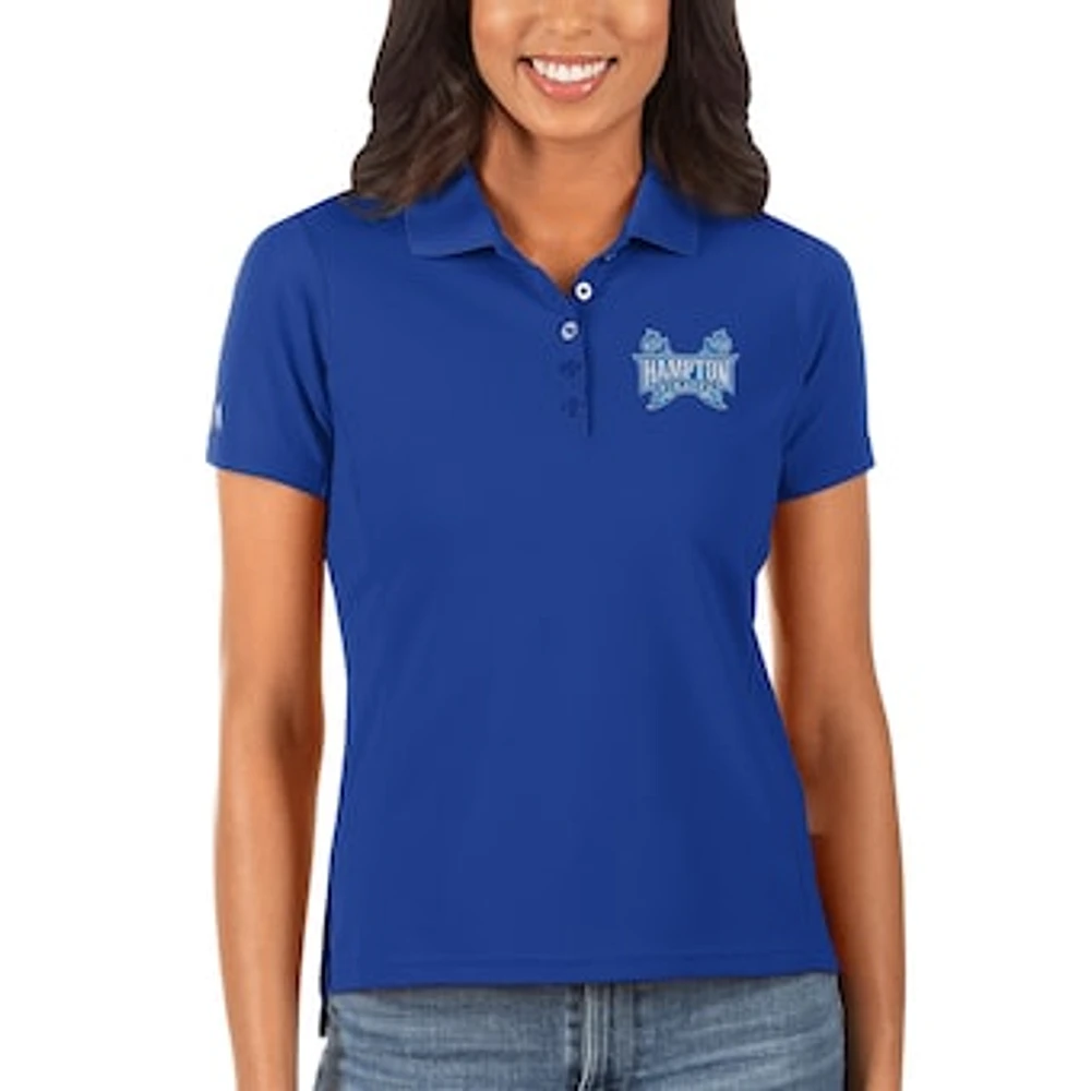 Women's Antigua Royal Hampton Pirates Legacy Pique Polo