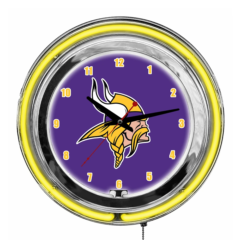 Imperial Minnesota Vikings 14'' Neon Clock