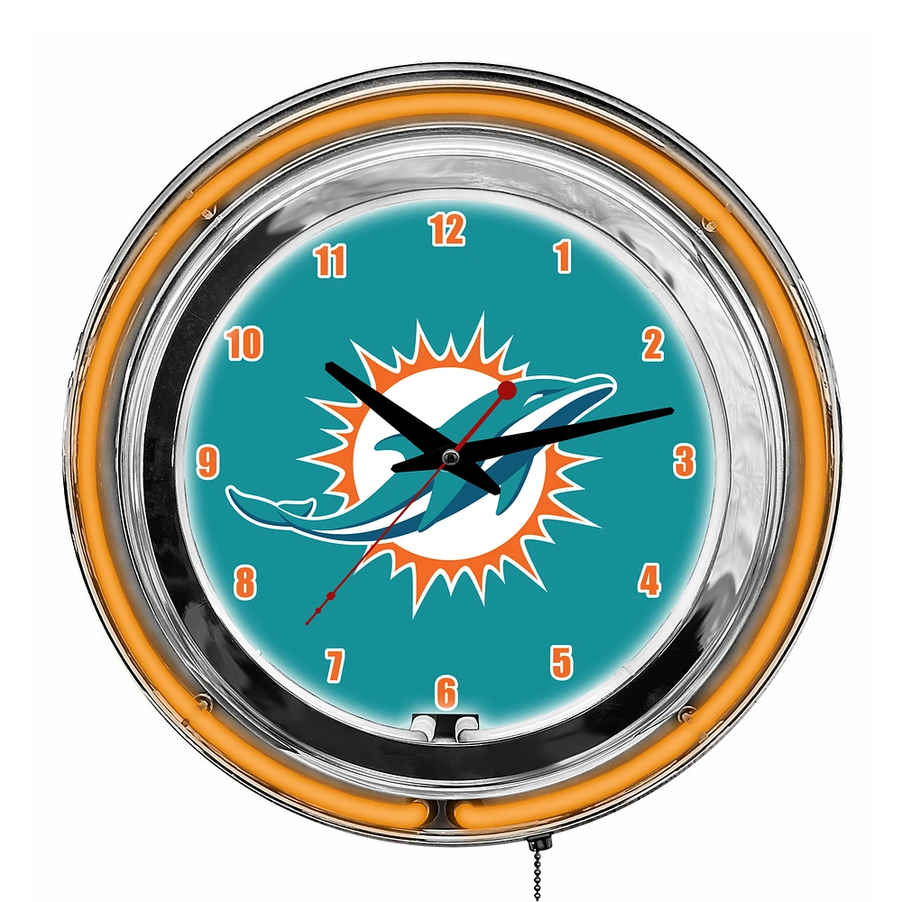 Imperial Miami Dolphins 14'' Neon Clock