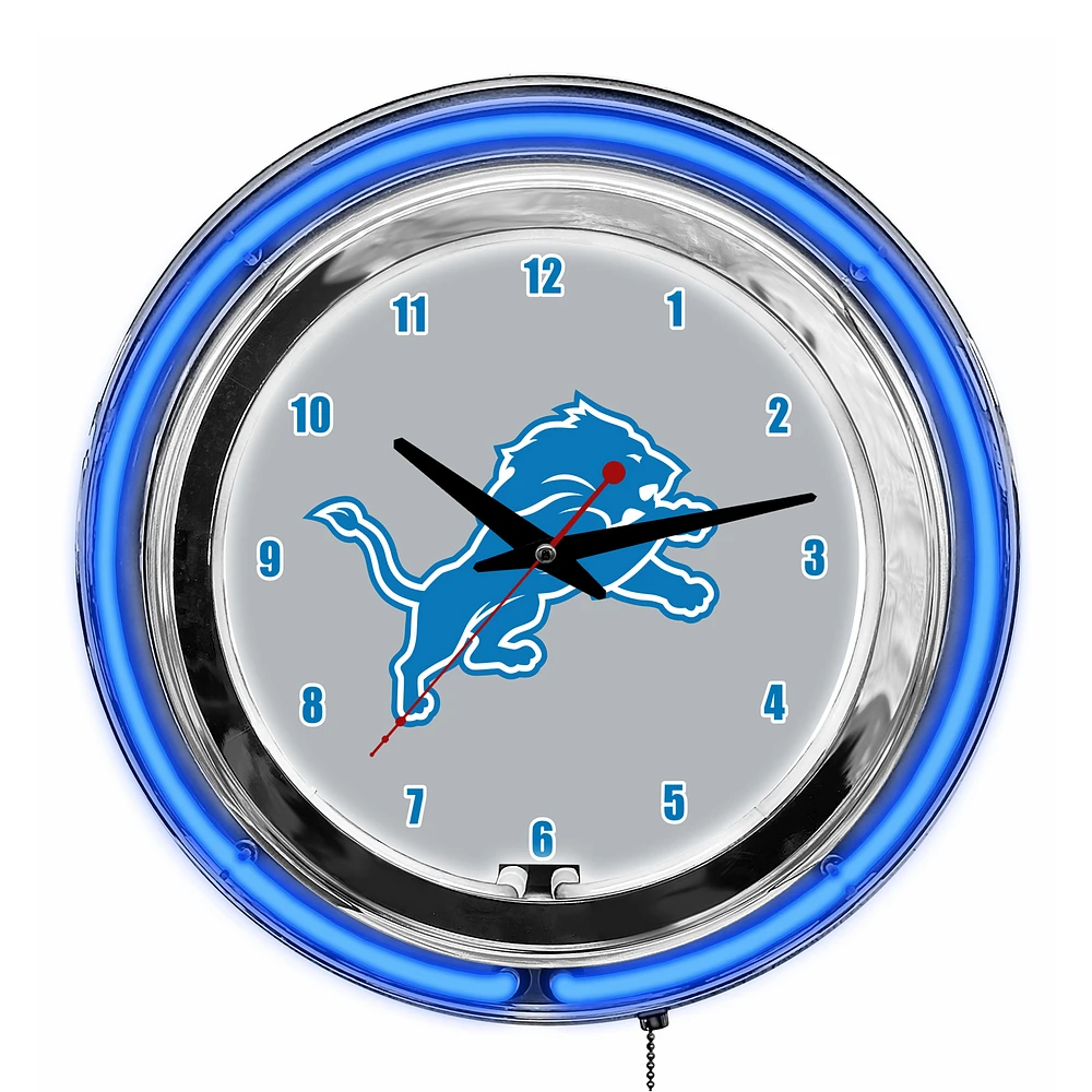 Imperial Detroit Lions 14'' Neon Clock