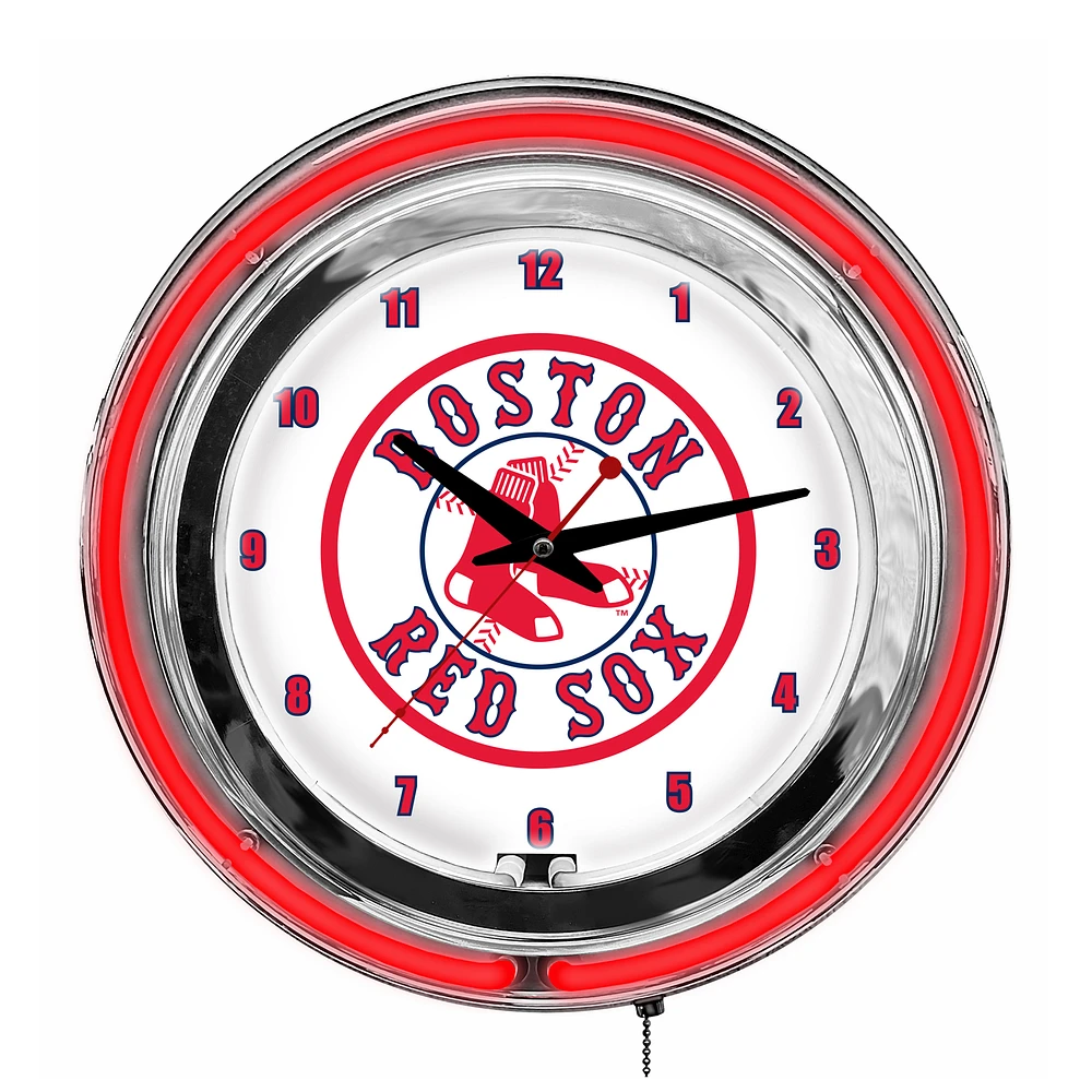 Imperial Boston Red Sox 14'' Neon Clock