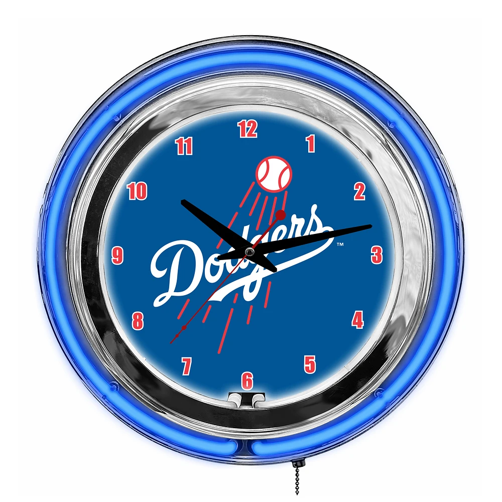 Imperial Los Angeles Dodgers 14'' Neon Clock