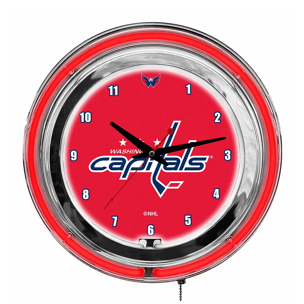 Imperial Washington Capitals 14'' Neon Clock