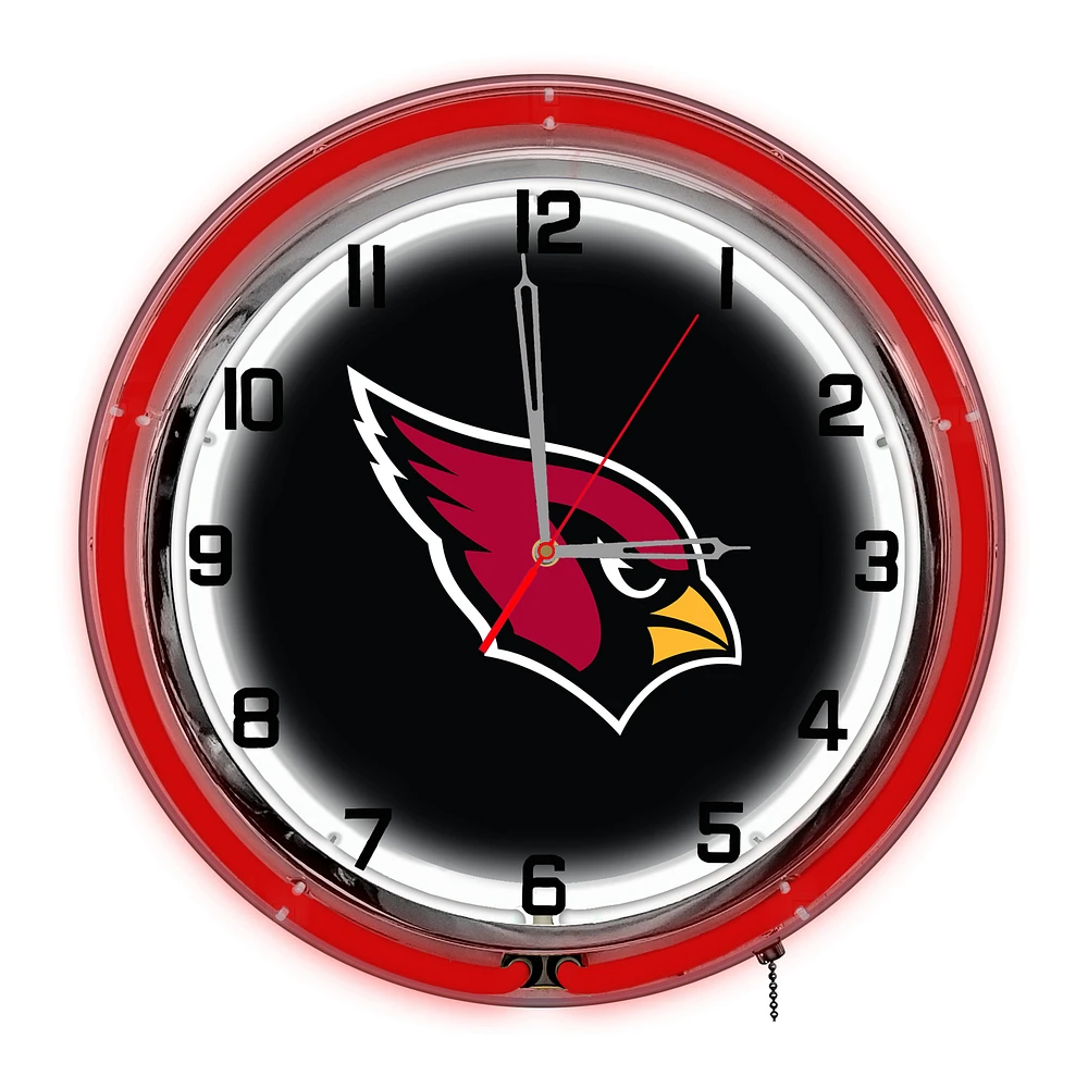 Imperial Arizona Cardinals 18'' Neon Clock