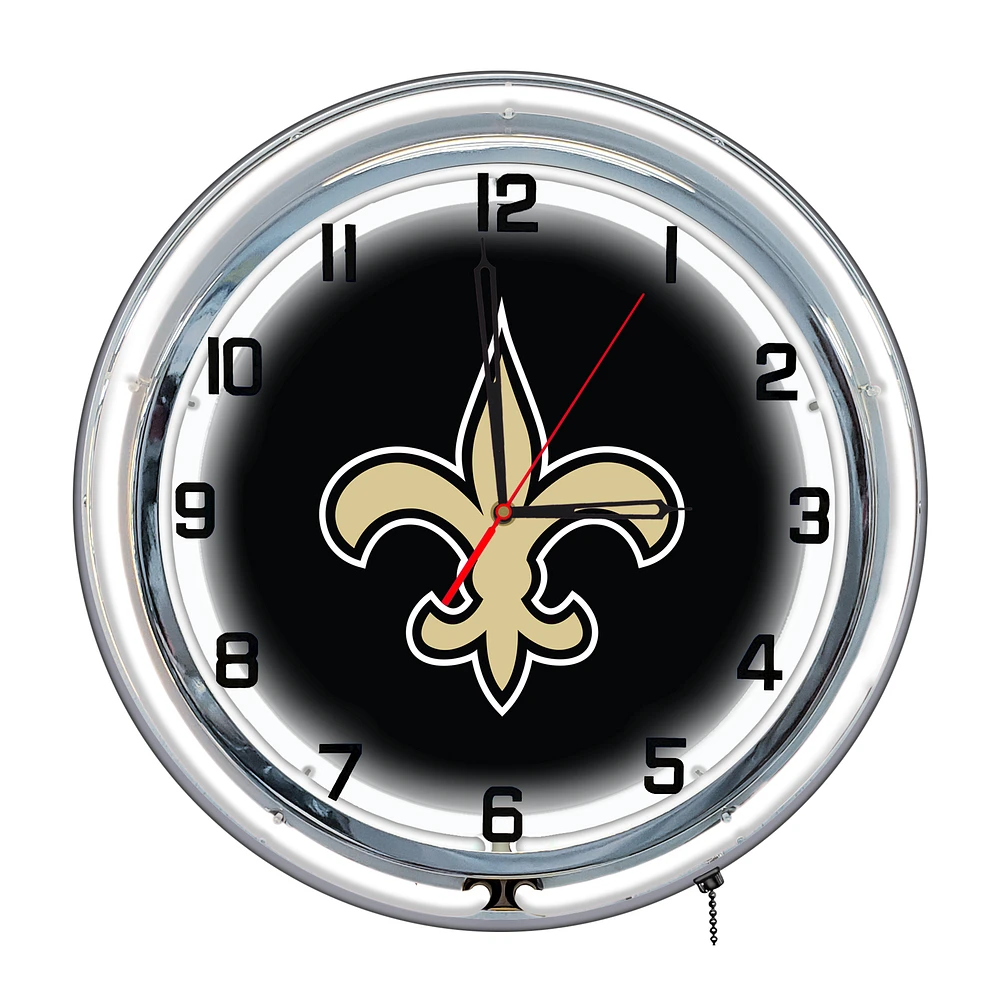 Imperial New Orleans Saints 18'' Neon Clock