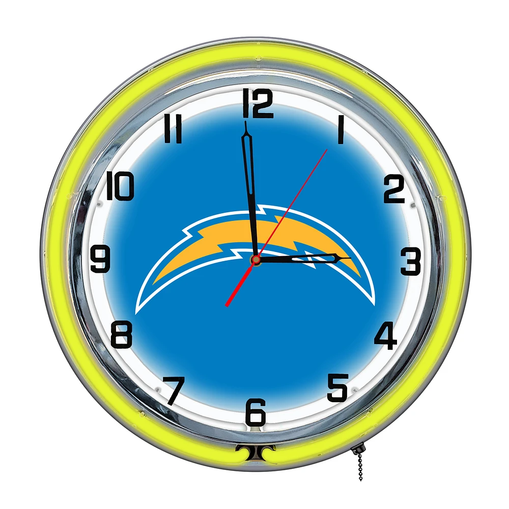 Imperial Los Angeles Chargers 18'' Neon Clock