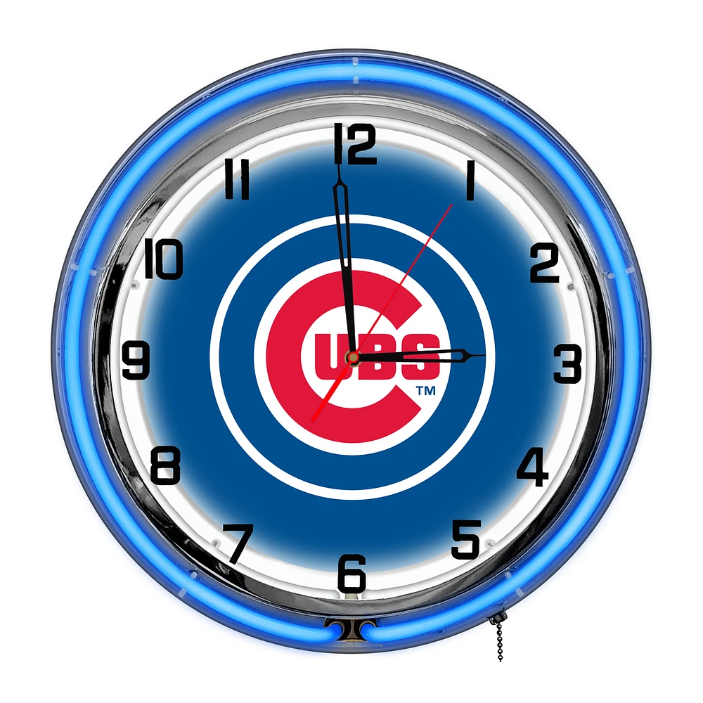 Imperial Chicago Cubs 18'' Neon Clock
