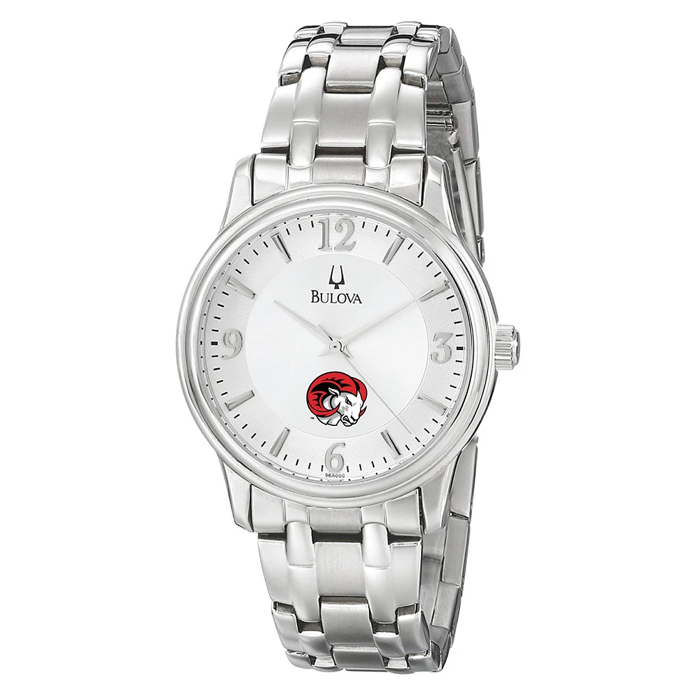 Men's Bulova Silver Winston-Salem State Rams