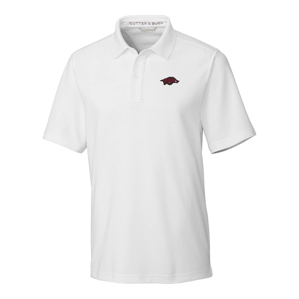 Men's Cutter & Buck White Arkansas Razorbacks Big & Tall Breakthrough Polo