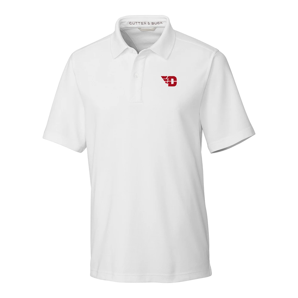 Men's Cutter & Buck White Dayton Flyers Big & Tall Breakthrough Polo