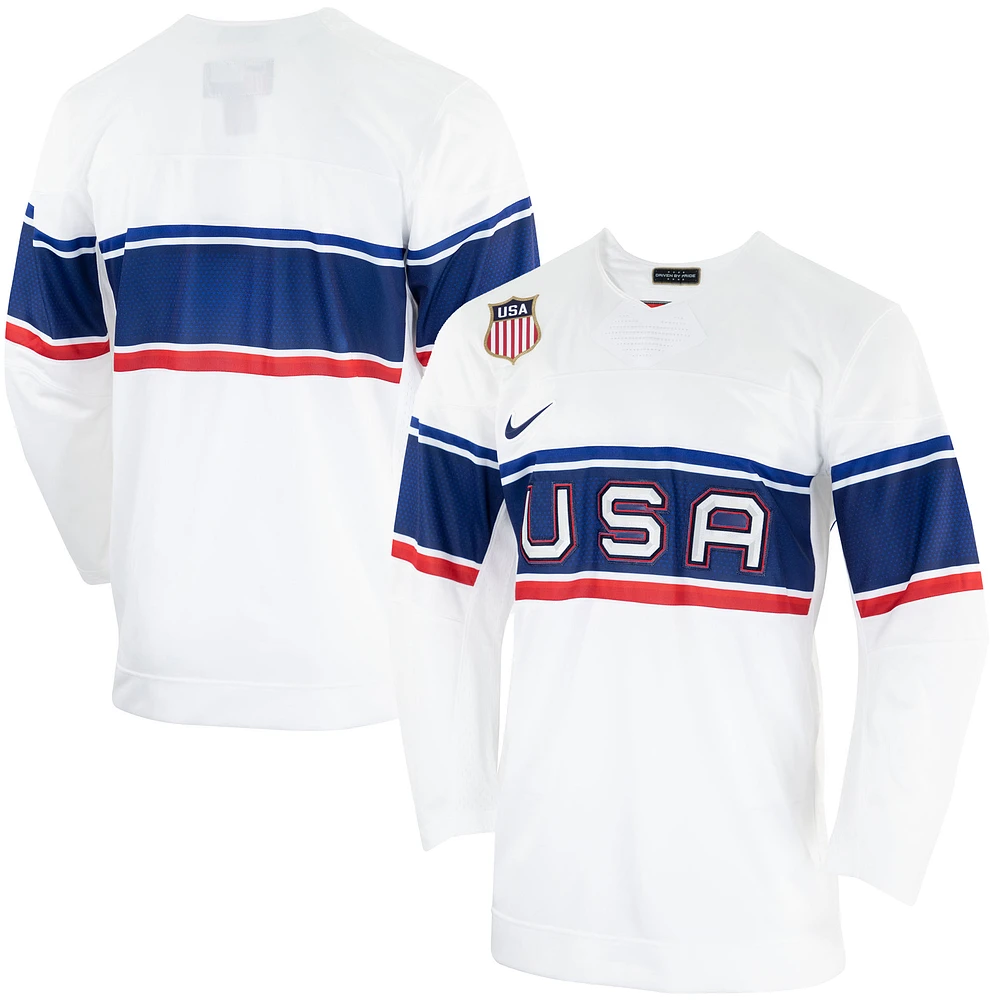 Men's Nike Team USA Hockey 2022 Winter Olympics Collection Jersey