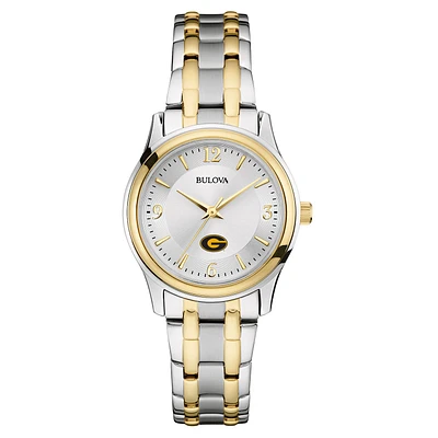 Women's Bulova Silver/Gold Grambling Tigers Classic Two-Tone Round Watch