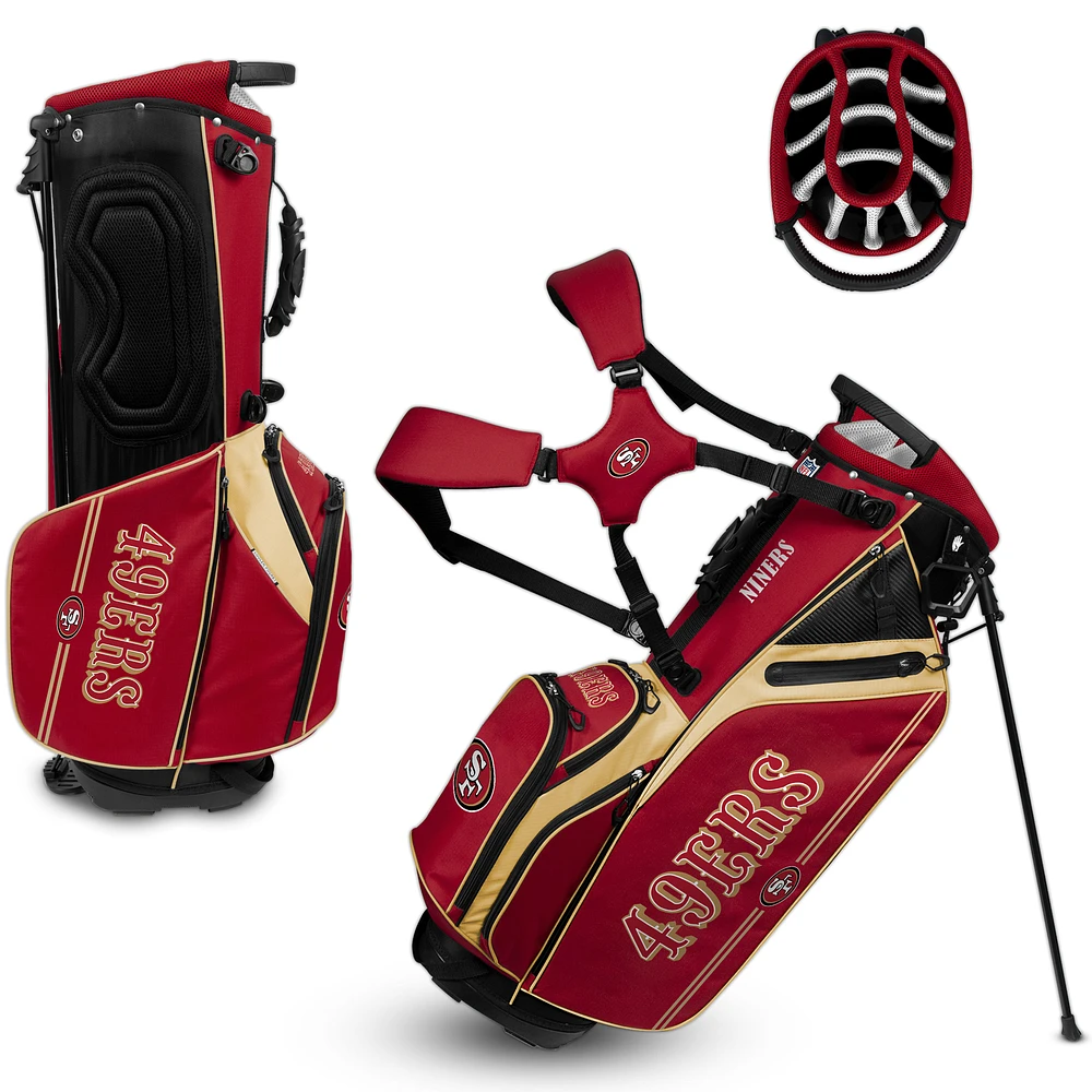 WinCraft San Francisco 49ers Caddie Carry Hybrid Golf Bag
