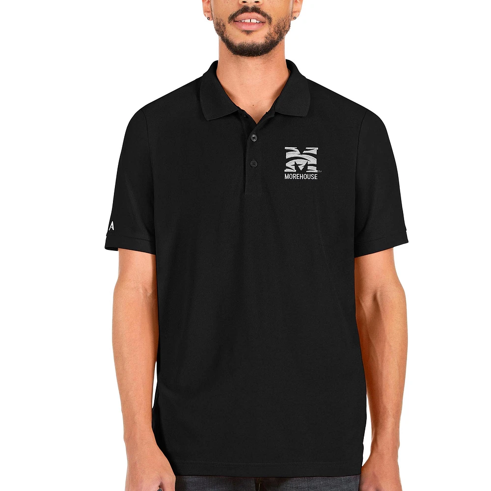 Men's Antigua Morehouse Maroon Tigers Legacy Pique Polo