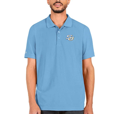 Men's Antigua Light Blue Southern University Jaguars Legacy Pique Polo