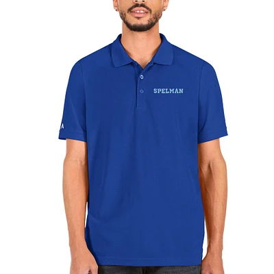 Men's Antigua Royal Spelman College Jaguars Legacy Pique Polo