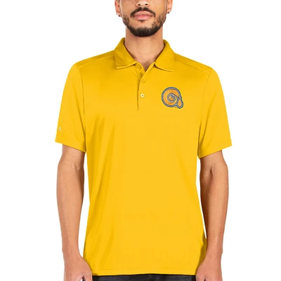 Men's Antigua Gold Albany State Golden Rams Tribute Polo