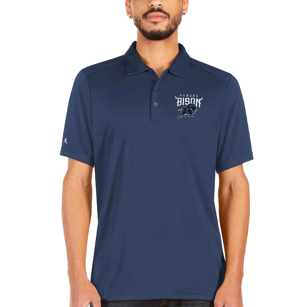 Men's Antigua Navy Howard Bison Tribute Polo