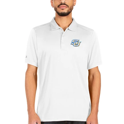 Men's Antigua White Southern University Jaguars Tribute Polo